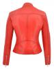 WOMAN LEATHER JACKET CODE: 28-W-2028 (RED)